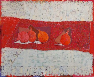 Red Pomegranates by Mammed Yarmammedov