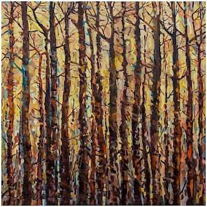 Trees. Yellow Forest